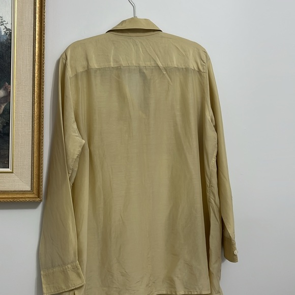 Lauren Ralph Lauren belted safari blouse utility shirt - Picture 7 of 13